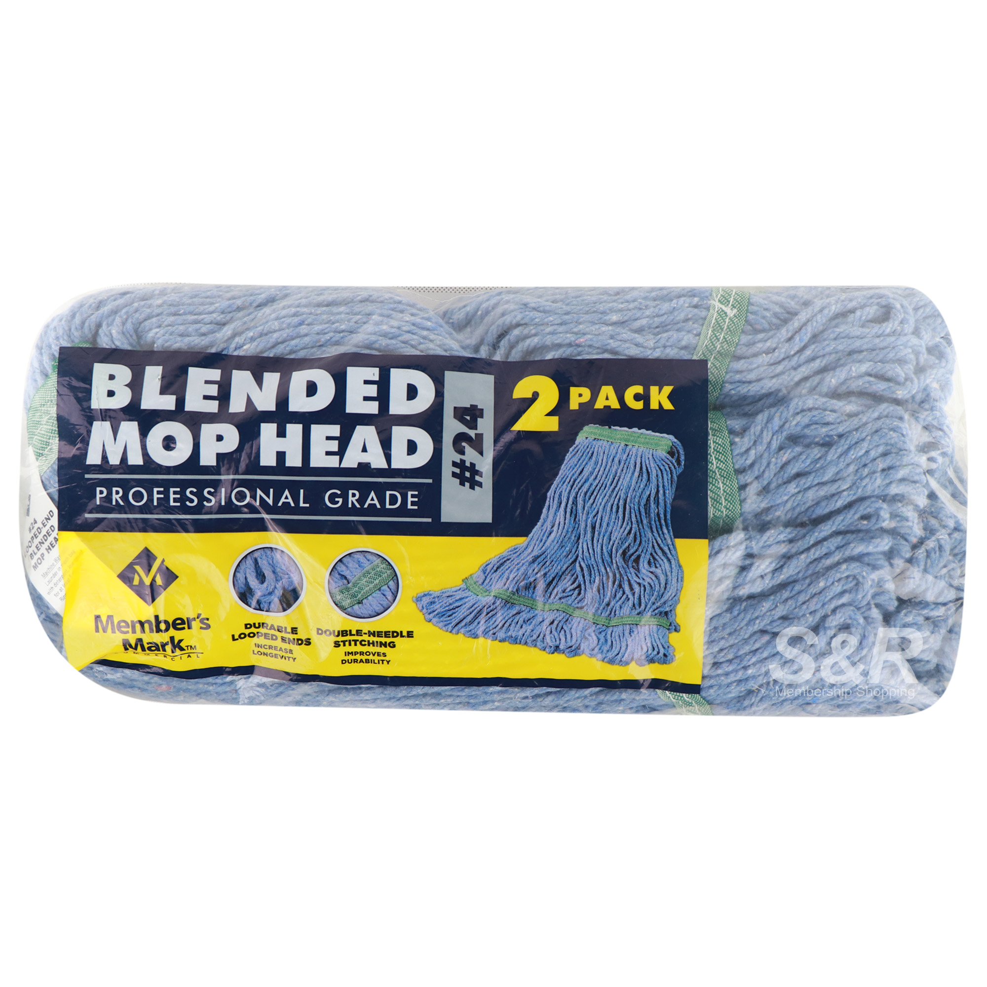 Member's Mark Blended Mop Head Professional Grade #24 2pcs